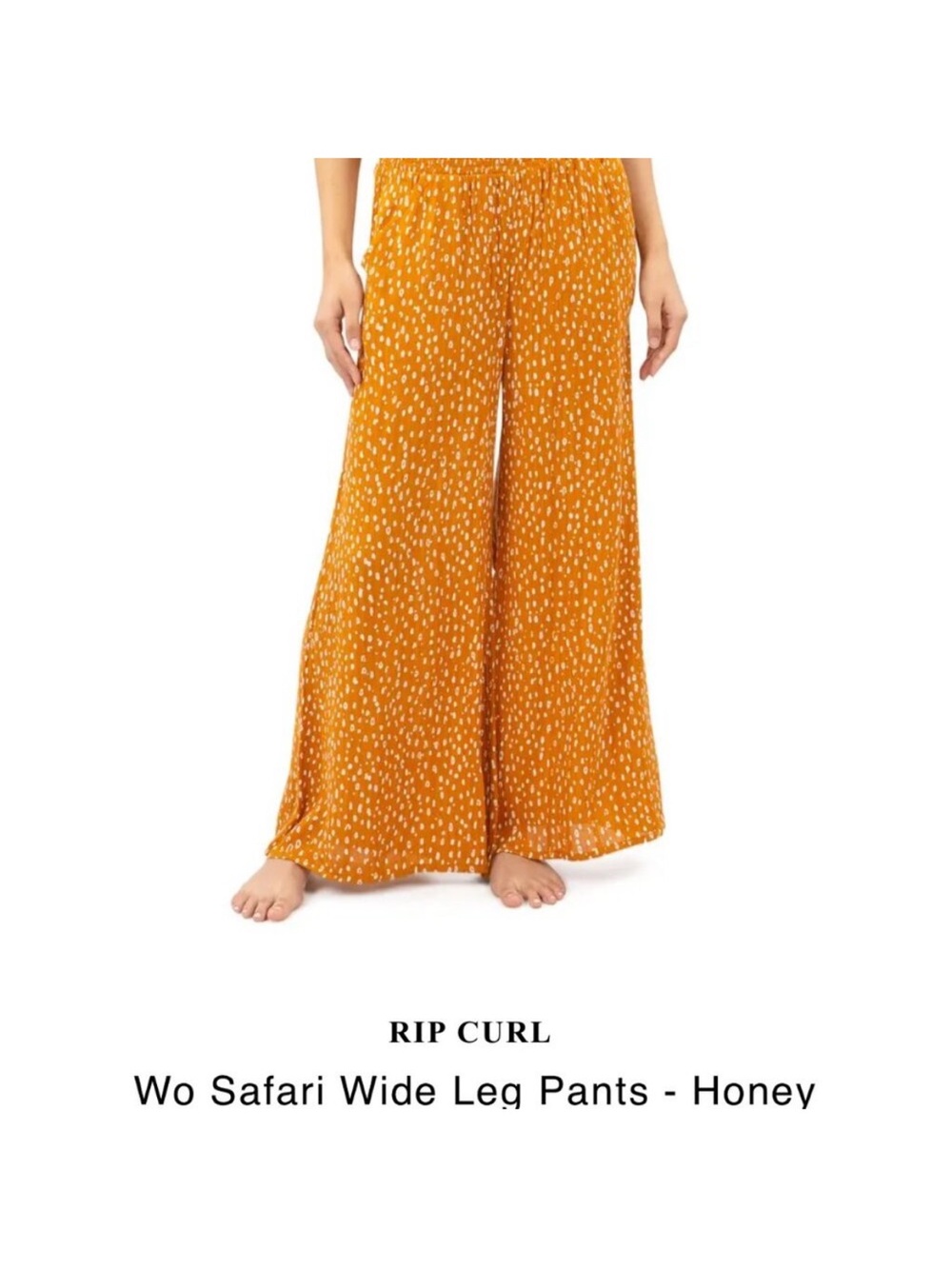 Rip Curl Wo Safari Wide Leg Pants- Honey
